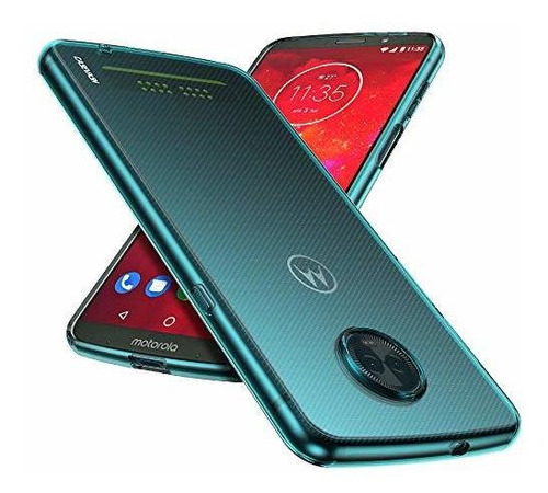 Funda De Silicona Para Motorola Moto Z3 Play Resistente A Lo