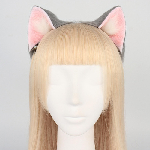 Tiara Fofa Com Acessórios De Cabelo Com Orelhas De Gato