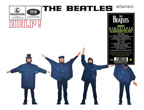 Disco Vinyl The Beatles-help (remasterizado 2012)