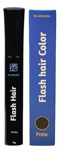 Flash Hair Color Its Mabella Pinta Fios Brancos - Preto 11g