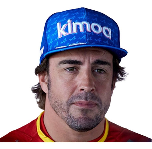 Imagen 1 de 8 de Gorra Fernando Alonso Kimoa Alpine F1 Auténtica Línea 2022