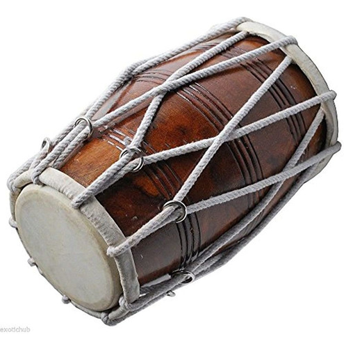 Tambor Dholak De Calidad Profesional~hecho A Mano En India~m