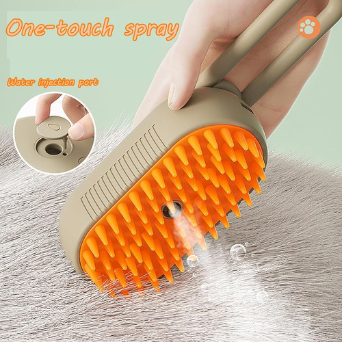 Cepillo Para Gatos Humeante,cepillo Vapor Para Gatos 3 En 1