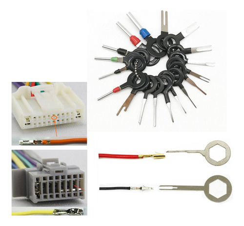 36x Coche Terminal Eléctrico Enchufe Cableado Conector Pin