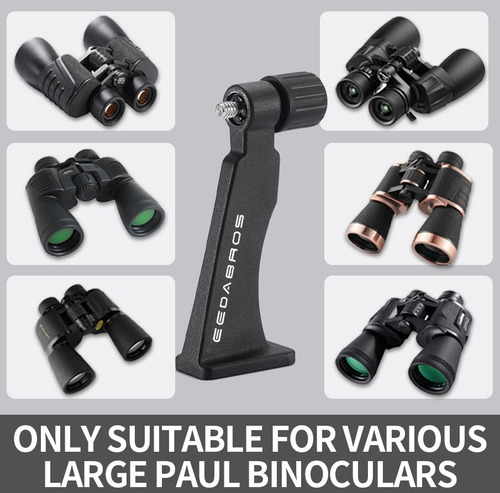 Adaptador Binocular Para Tripé E Monopé Eedabros Heavy Duty