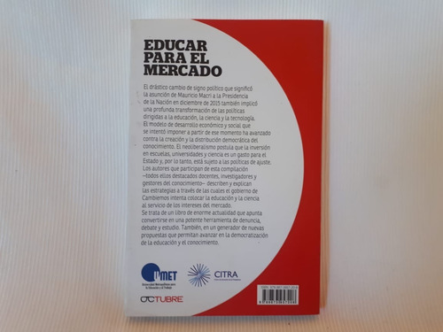 Educar Para El Mercado Daniel Filmus Compilador Octubre