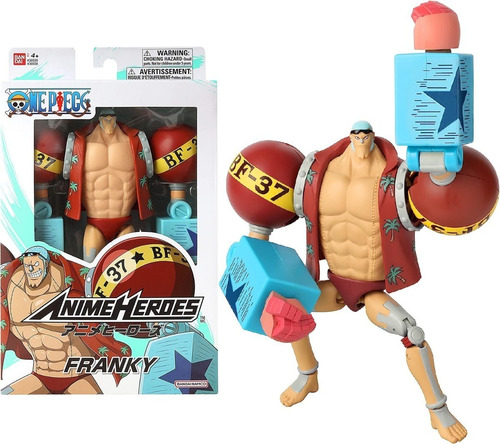 Franky Cyborg One Piece Anime Heroes 37 Original Toei Bandai