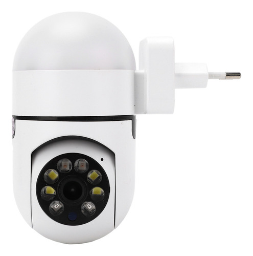 Câmera De Vigilância Sem Fio De Visão Noturna 360° 2mp Led