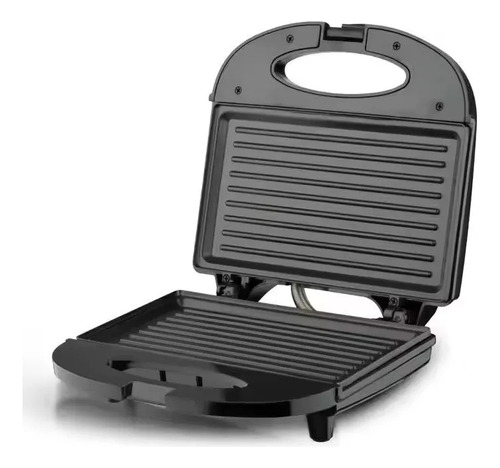Plancha Al Grill Sandwichera Tostador 1200w Negro