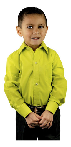 Camisa Infantil Juvenil Salida Escolar Verde Manzana 2 A 16