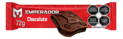 10 Pzas Galletas Gamesa Emperador Chocolate 72 G