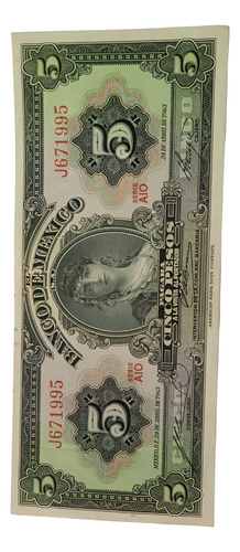 Billete De 5 Pesos Del 24 De Abril De 1963, Seria A