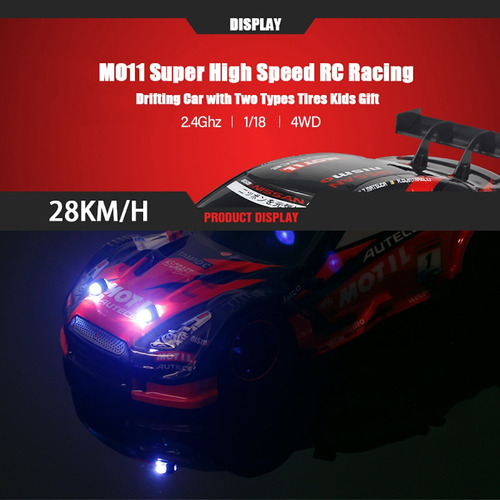 - Mo11 1/18 Rc Coche De Carreras A La Deriva Coche 28km/h