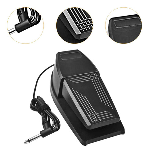 Pedal De Sustain De Piano Antideslizante Para Sintetizadores