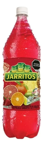 Refresco Jarritos Sabor Tutifruti 24 Pzs. 2 L. C/u.