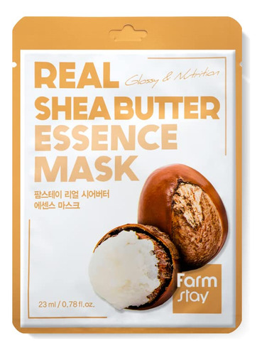 Mascarilla Farmstay Real Essence Sheabutter, 10 Hojas
