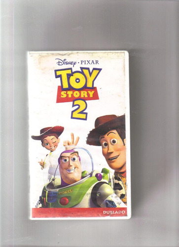 Vhs Toy Story 2 - Animação Infantil - Disney Pixar - Dublado