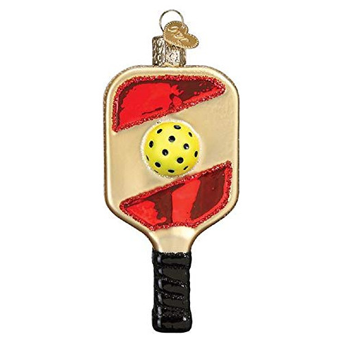 Pickleball Paddle Vidrio Soplado 2020 Adornos Navideño...