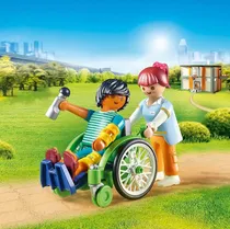 Comprar Bloques Para Armar Playmobil Paciente En Silla De Ruedas