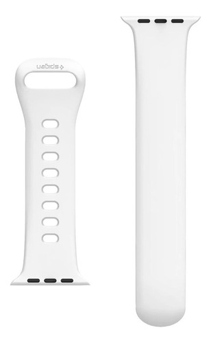 Banda Spigen Silicone Apple Watch All Series (44mm/42mm) Color Blanco