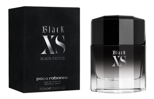 Perfume Black Xs Men 100ml Paco Rabanne Importado Celofan Af