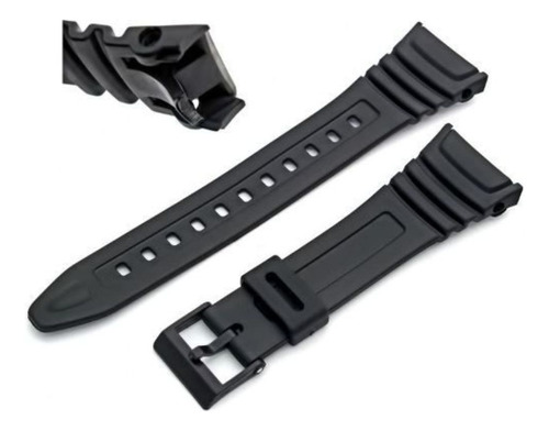 Correa de reloj compatible con Casio W96, W-96, W-96h, color negro