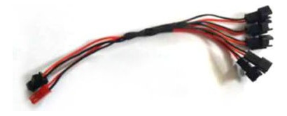 5 X 7.4v 500mah Baterías + Carga Cable Set Para Jjrc H8c F18
