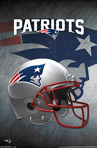 Trends International Nfl New England Patriots - Helmet 16 Wa