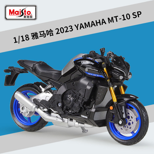 Modelo De Motocicleta Yamaha Mt-10sp Alloy (com Base)