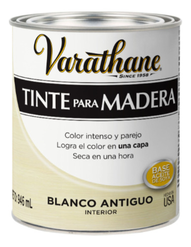 Tinte Para Madera Satinado 946ml Colores Varathane