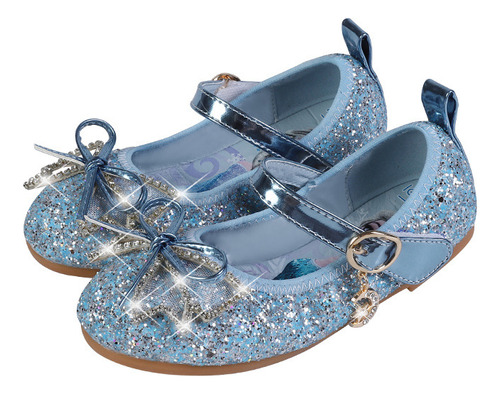 Sandalias De Princesa Para Niñas Pequeña Con Lazo De Cristal