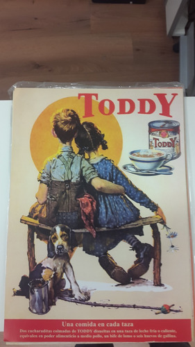 Poster Publicidad Toddy Chocolatada Una Comida En Cada Tasa