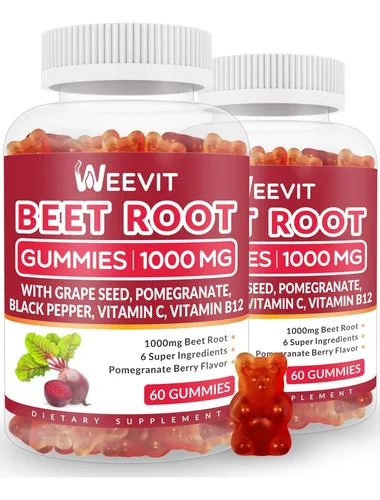 comprar Gomitas De Raíz De Remolacha 1000 Mg, Suplemento De Óxido Ní