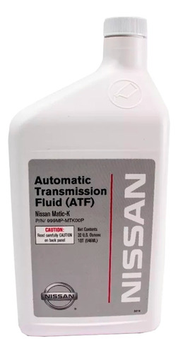 Aceite De Transmisión Manual Para Auto/camioneta Nissan Nissan Viscosidad 0 X946ml