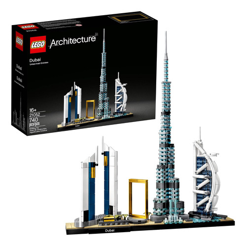 Lego Arquitectura Skylines: Kit De Edificios Dubai 21052, Ar