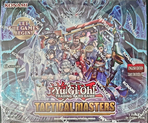 Yugioh Tactical Masters Display Booster Box Inglés