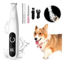 Comprar Rasuradora Electrica De Perros Y Gatos,maquina Para Cortar Pelo Perros Con Luz Led,kit Eléctrico Clipper Para Mascotas Con Lima De Uñas Y Peine,para Arreglar De Mascotas De Las Patas