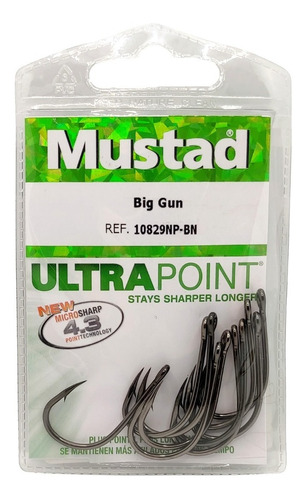 Anzuelos Mustad Ultra Point Big Gun 10829 Np-bn N° 2