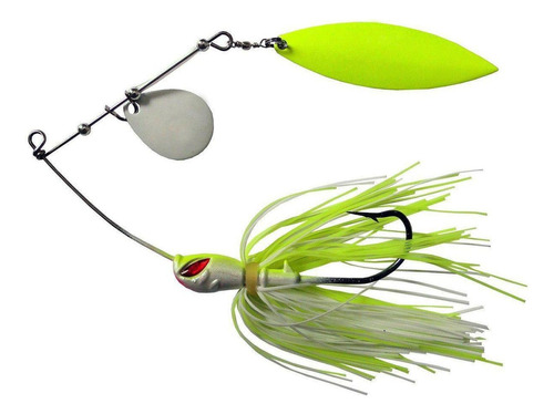 Isca Artificial Yara King Spinner 26g 6/0 Cor Verde-limão