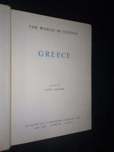 The World In Colour Greece Dore Ogrizek