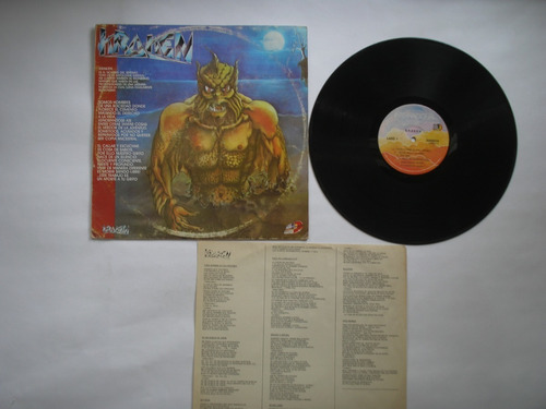 Lp Vinilo Kraken Colección Original Edición Colombia 1987