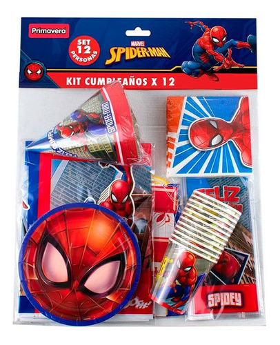 Kit Para Fiesta Spiderman Primavera