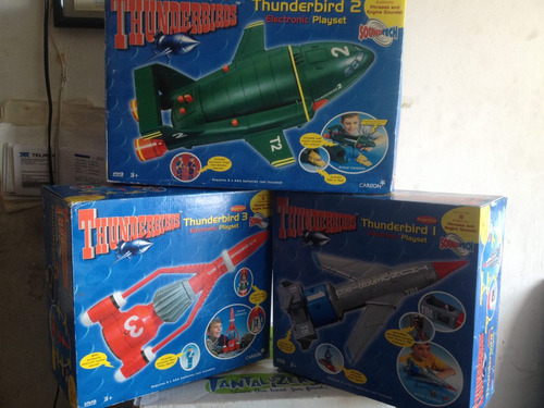 Lote Naves De Los Thunderbirds Tb1 Tb2 Tb3 Tb4 En Caja Abier