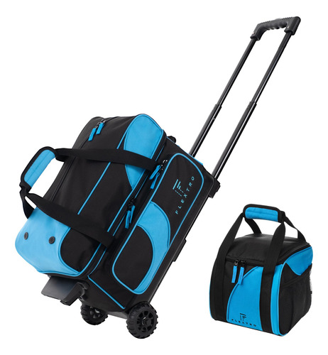 Flextro Bolsa De Bolos De 2 Bolas Con Ruedas Más Bolsa De