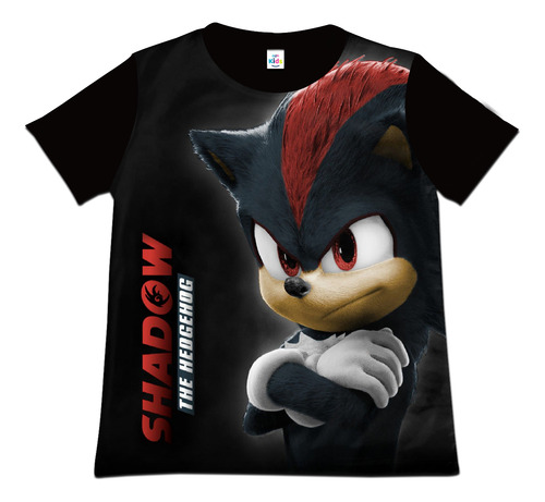 Franela Camisa Para Niño Shadow The Hedgehog Sonic