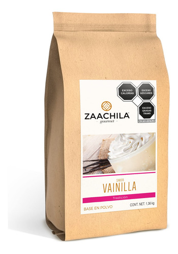 Zaachila Gourmet® - Vainilla Base Frappe / Caliente