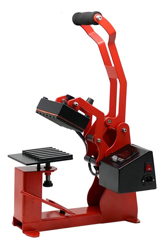 Estampadora transfer manual PP-10A roja y negra 220V