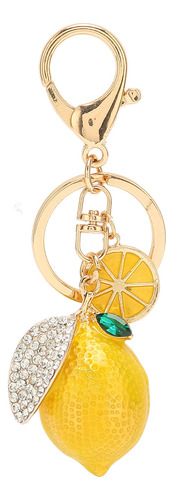 Llavero Pequeño Con Forma De Limón, Metal Fuerte, Pequeño Di