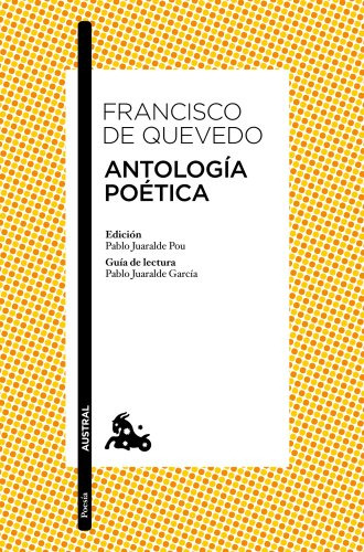 Libro Antología Poética  De Francisco De Quevedo  Austral