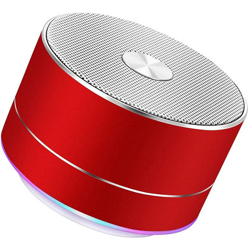 Bocina Bluetooth Inalámbrico Portátil, Bocina Bluetooth Color Rojo